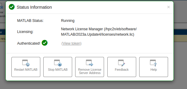Open OnDemand MATLAB proxy
